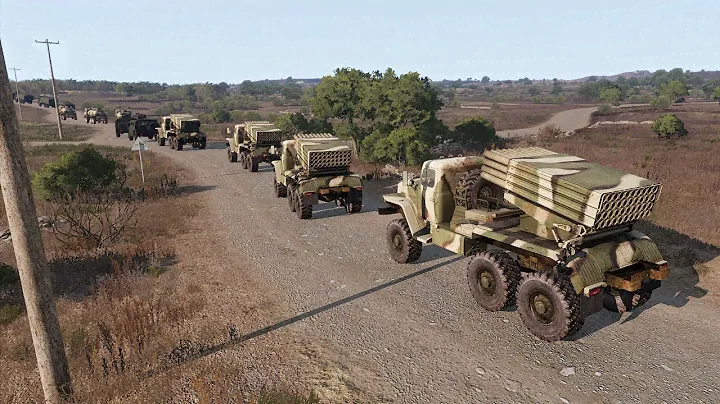 🚩Today Russian Big Military Convoy was destroyed by Ukraine Drone | ARMA 3