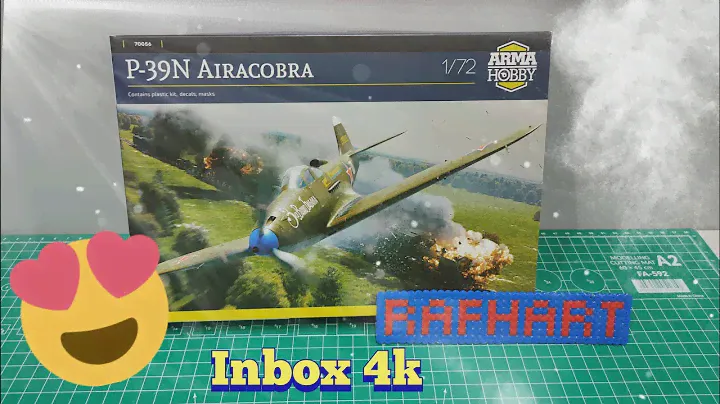 P-39N Airacobra 1:72 Arma Hobby inbox 4k