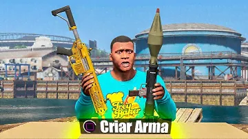 POSSO CRIAR QUALQUER ARMA no GTA 5 (surreal!!!)