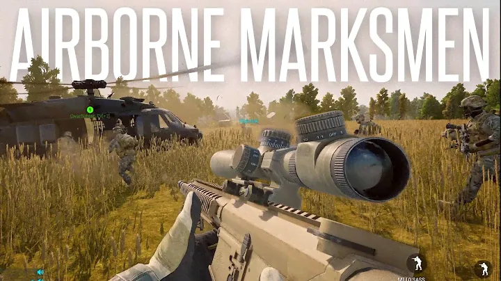 AIRBORNE MARKSMEN TEAM! - SQUAD 50 vs 50 Gameplay