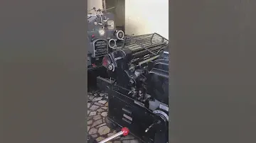 HEIDELBERG KAZANLI 40X57 110 ARMA SİYAH  1963 MODEL