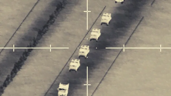 AC-130 Gunship In Action Convoy Destroyed In Fallujah - ARMA 3 - MilSim