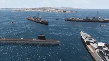 🚩Today Ukrainian Bayraktar TB2 destroyed Russian Submarines and Heavy Battleships | ARMA 3