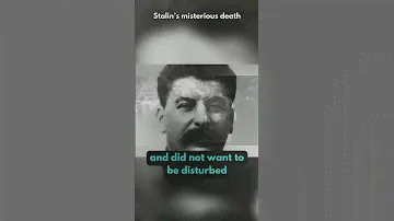 What are the mysterious circumstances of Stalin's death? 11.ai #story #history #facts #science