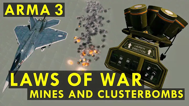 ARMA 3 Laws of War | Mines and Clusterbombs (Close up and Testing)