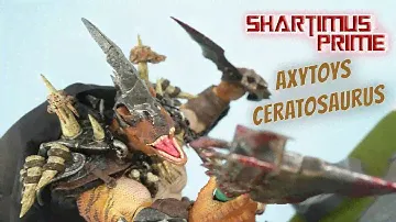 AxyToys Dinosaur Battlefield CERATOSAURUS 1:12 Scale Action Figure Review
