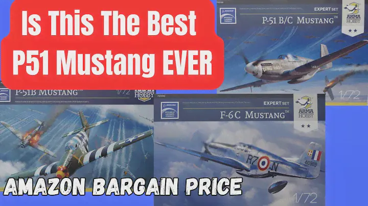 ARMA Hobby Mustang p51 p51b/c f-6c unboxing and review Amazon bargain sale